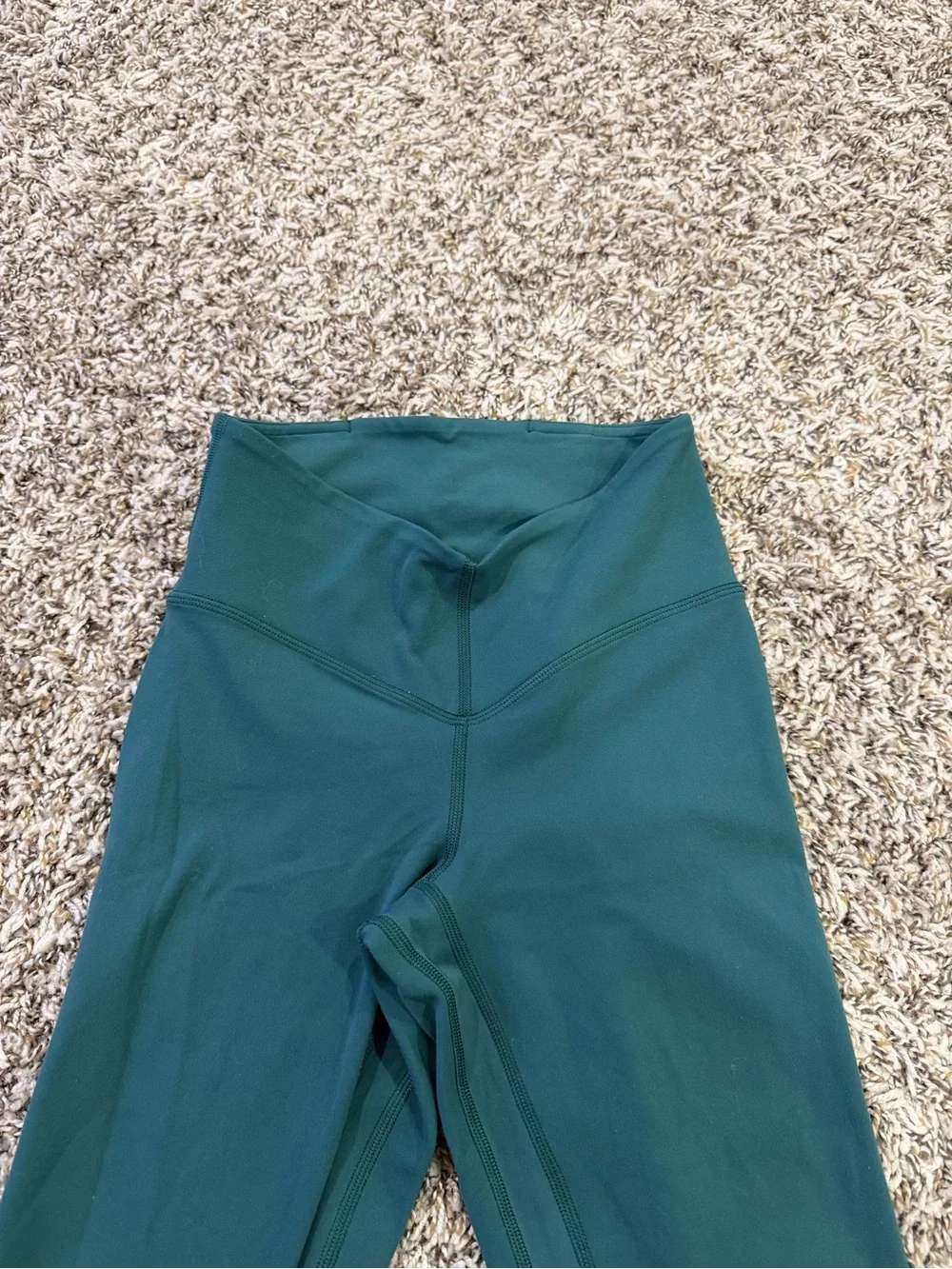 lululemon athletica women’s Deep Teal Green Performance Leggings
